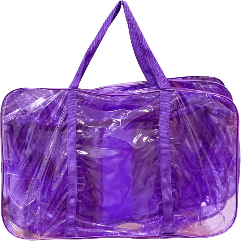 Сумка из ПВХ ЭКОПАК фиолетовый 54х33+24 см