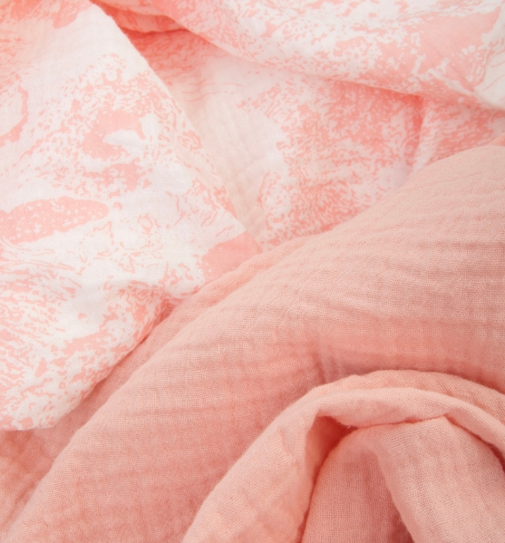 Фотография товара Пеленка "Муслин", 130х90см, 2шт/уп. коралл