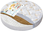 Фотография товара Матрас круглый Boom Baby NewBaby-Round Standart Plus стёганый трикотаж BB 75x75 см