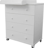 Фотография товара Комод Incanto, белый, 800/4