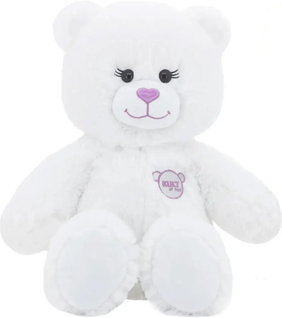 Мягкая игрушка белый медведь, Kult Color Bear, 65 см, C/40/31