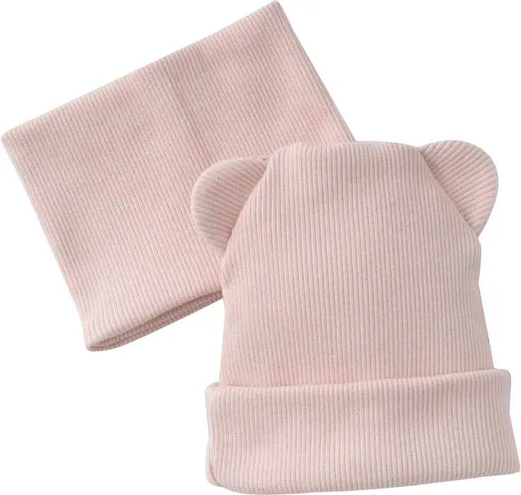 Комплект 2 предмета Пикколино KiDi kids, от 2 до 3 лет, р. 48-50, шапка, снуд, пудра