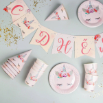 Фотография товара Набор бумажной посуды Страна Карнавалия Единорог