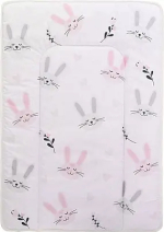 Матрац для пеленания BamBola люкс зайцы 70х50 см