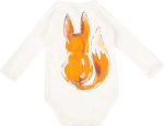 Боди с длинным рукавом Amarobaby Animals Лисичка молочный 68