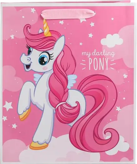 Пакет ламинированный вертикальный My darling pony, 23х27х11,5 см, 4725299