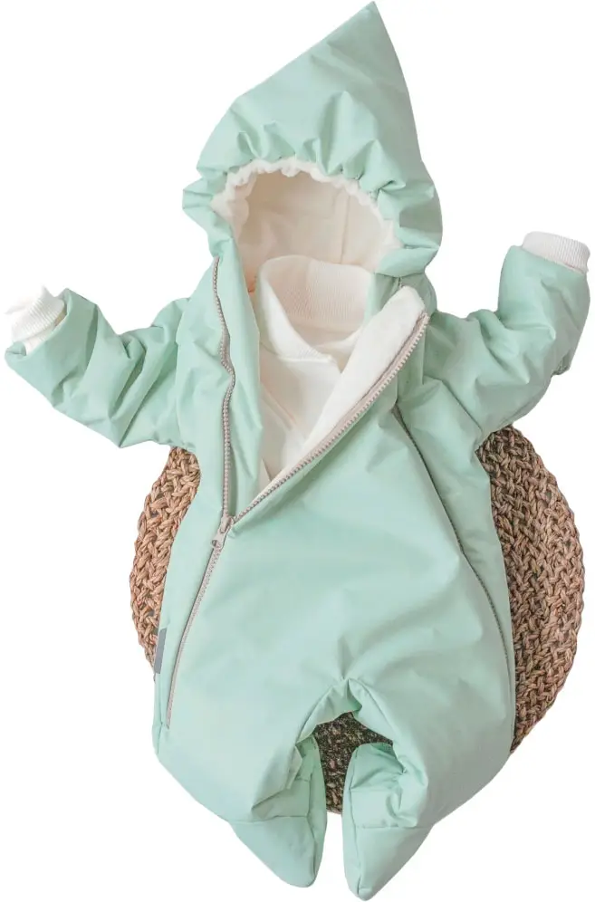 Комбинезон KiDi Домовенок-1 демисезонный мята 22, 68-74 см