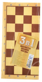 Фотография товара Игра 3 в 1 M-Toys Шахматы, шашки и нарды