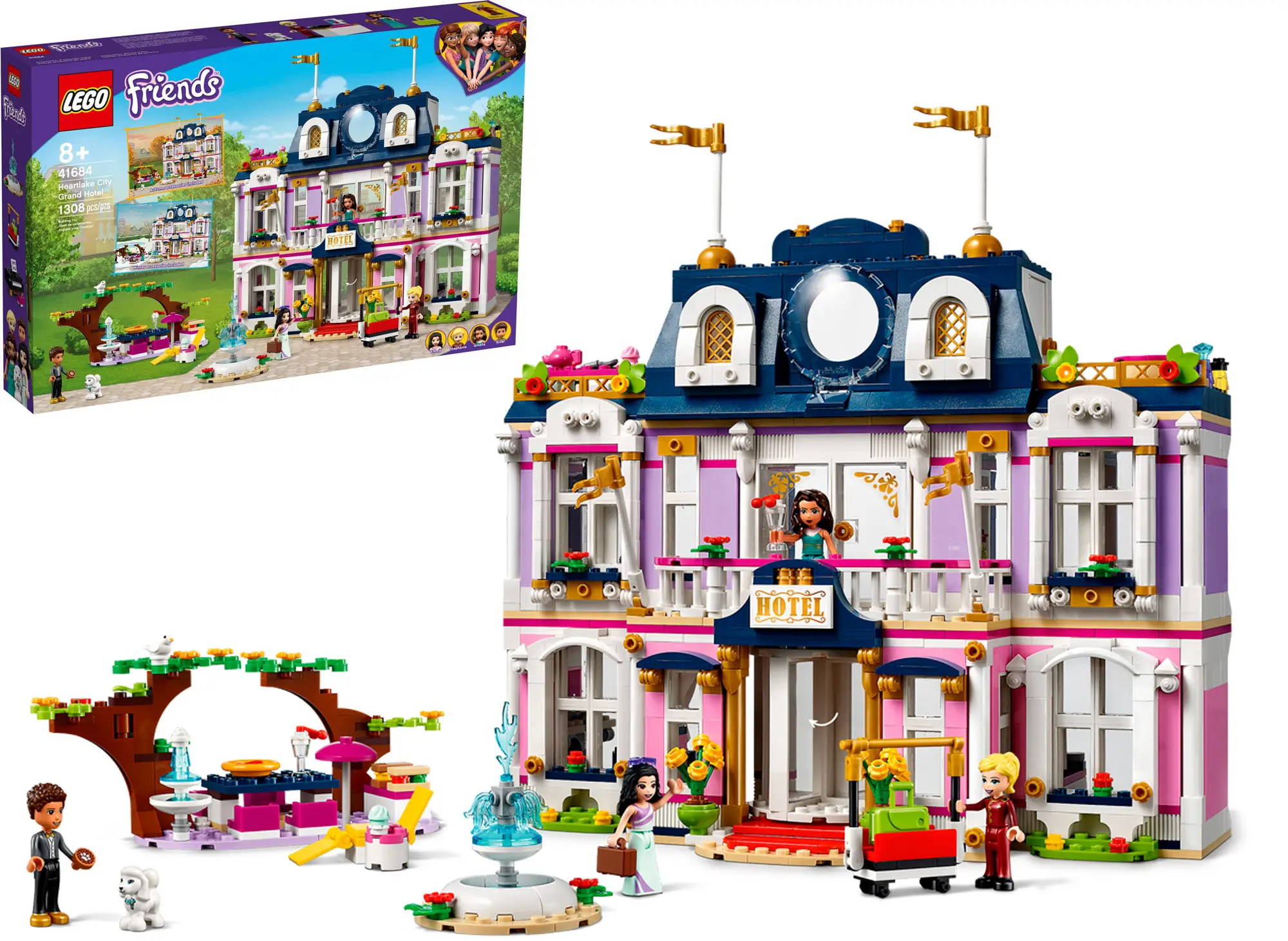Конструктор Lego Friends 41684 Гранд-отель Хартлейк Сити