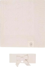 Фотография товара Плед и пояс Наследник Выжанова, натуральный, 90х90см