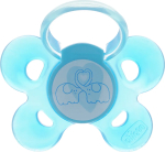 Фотография товара Пустышка силиконовая ортодонтическая Chicco Physio Comfort Слоники (6-12 мес)