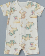 Фотография товара Песочник Little Star Мятные единороги интерлок, крем, (62)