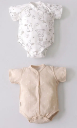 Боди с коротким рукавом KiDi Зайкин 2 штуки 68-74