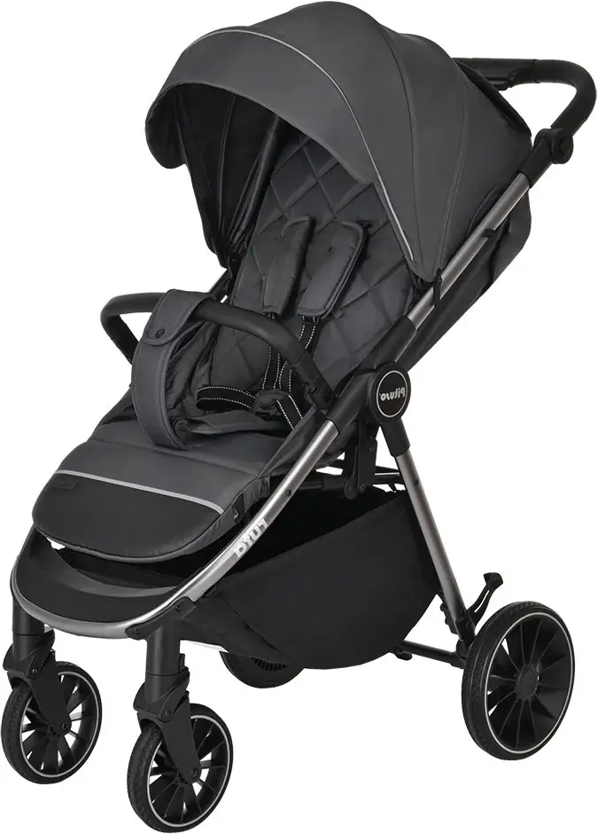 Коляска Pituso Ruta, прогулочная, Dark Grey/Темно-Серый/чехол на ножки/PU