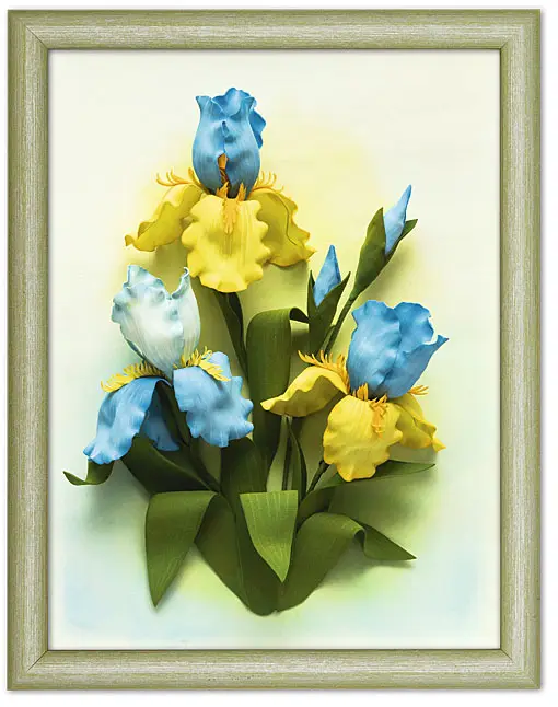 Волшебная Мастерская 3D картина из фоамирана Ирисы (FM-05)