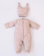 Фотография товара Комбинезон слип KiDi kids Капучино с шапочкой 56-62 см