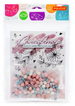 Набор для детского творчества из бусин, Полесье "Самоцветы", 240 элементов