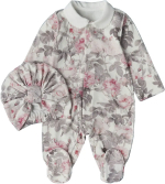 Фотография товара Комбинезон+чалма Little Star Розы, крем, (68)