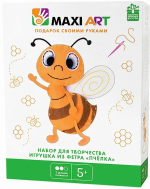 Набор для Творчества Maxi Art, Игрушка из Фетра Пчёлка, 21 см