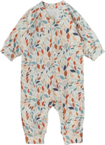 Фотография товара Комбинезон Little Star растущий на молнии Листочки, р. 68, крем