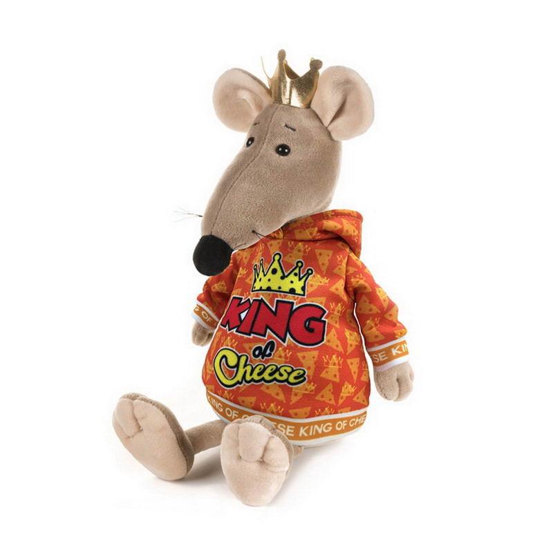 Игрушка мягконабивная Крыс Крис в Красной Толстовке, 21 см