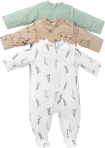 Фотография товара Комбинезон слип Крошки Горошки KiDi kids, 3 шт/уп, р. 20, рост 62-68 см