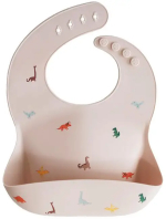 Фотография товара Силиконовый нагрудник Dinosaurs