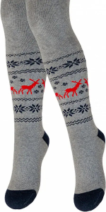 Фотография товара Колготки детские RuSocks, размер 104-110, рис-09, серые, арт. ДК-1400