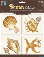 Фотография товара Наклейки Room Decor ракушки объёмные
