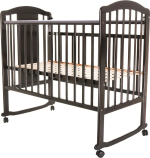 Фотография товара Кровать детская Pituso Noli Жирафик колесо-качалка, венге