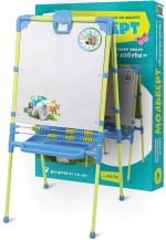 Фотография товара Доска знаний-мольберт двусторонний Nika Kids Пушистая Азбука