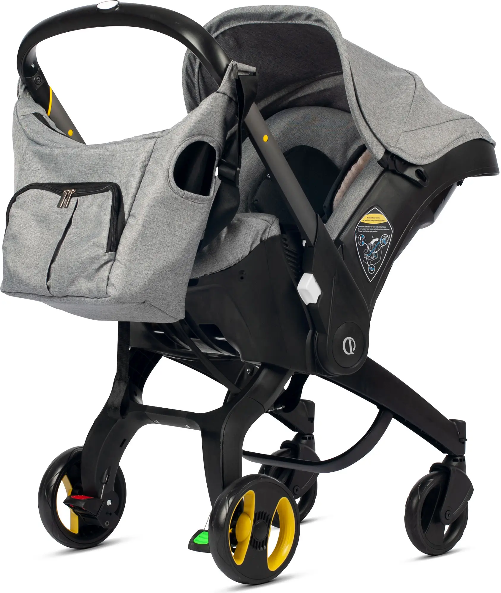 Коляска прогулочная Fun Fun Town S800, серая