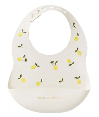 Фотография товара 16017, Нагрудный фартук силиконовый (lemon)