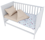 Фотография товара Комплект в кроватку 3 предмета AmaroBaby Baby Boom Эскимо, белый