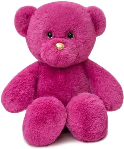 Игрушка мягконабивная медведь KULT Goldmini, 35 см, розовая