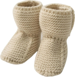 Фотография товара Пинетки детские Pure Love AmaroBaby, размер 15-16, полушерстяные, вязаные, бежевые