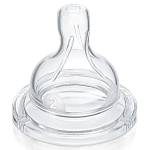 Фотография товара Соска силиконовая медленный поток Philips Avent Classic+ 1m+ 2 штуки
