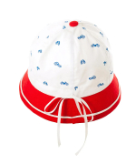 Фотография товара Головной убор детский (панама) арт Te-63 (44, бело-красный)
