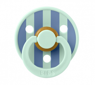 Фотография товара Пустышка латексная BIBS Studio Colour - Block - Petrol Nordic Mint, 0+ мес.