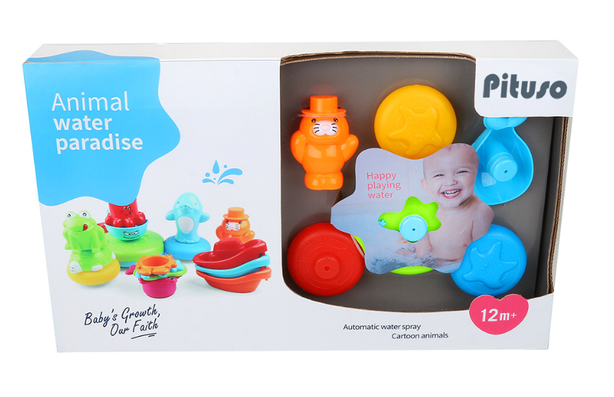 Фотография товара PITUSO Набор игрушек для ванной Забавные животные