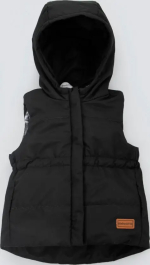 Фотография товара Безрукавка KiDi kids детская утепленная "Жилет Кантри", черный, р.26