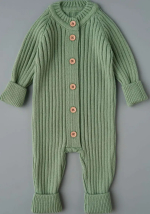 Комбинезон вязаный "Лапша" Little Star, серо-зеленый, р.62 Комбинезон вязаный "Лапша" Little Star, серо-зеленый, р.62