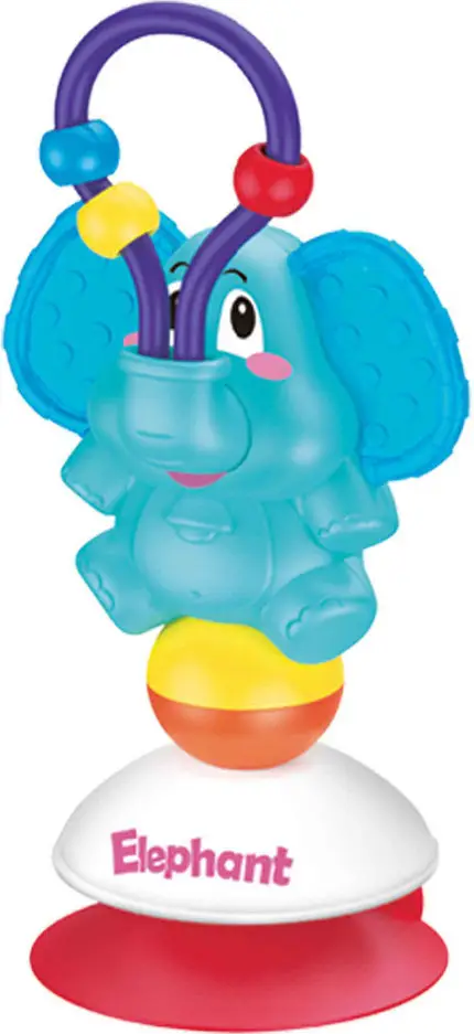 Развивающая игрушка-погремушка Pituso слоник на присоске 21х10х8,5 см