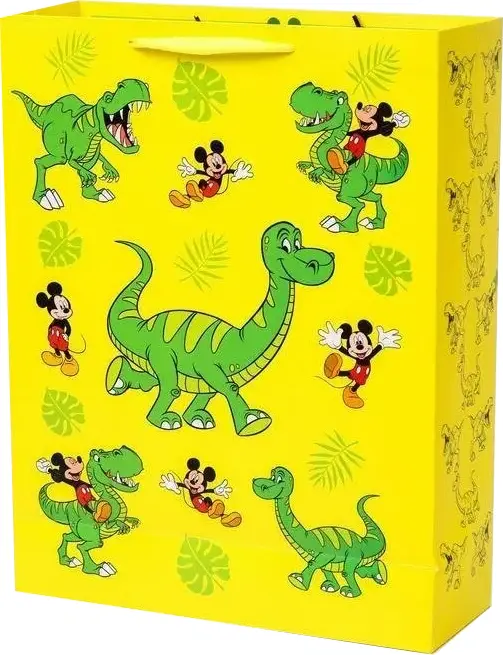 Пакет ламинат вертикальный Dino Микки Маус, 31х40х11 см, 4628784