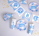 Фотография товара Набор бумажной посуды Страна Карнавалия 1 годик, мальчики, шары фольга