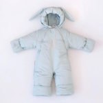 Фотография товара Комбинезон-трансформер KiDi Зайкин-2, с отворотами, 3 сезона, мята 22-24, 68-80 см