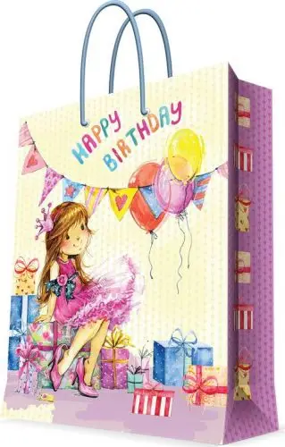 Бумажный пакет Модницаламинацией, с шириной основания (250 г/м2 / 48,3*63*17,8см)