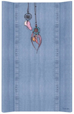 Фотография товара Матрац пеленальный Ceba Baby 80 см без изголовья на кровать 125х65 см Denim Style Dream