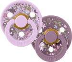 Фотография товара Набор пустышек латексных Bibs Liberty Colour, Chamomile Lawn, Violet Sky, до 6 месяцев, 2 шт