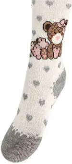 Фотография товара Колготки детские RuSocks, размер 104-110, Ecru/светло-серые, арт. ДК3-13479Д